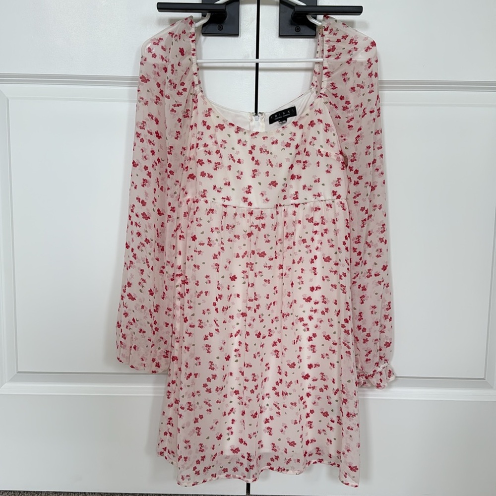 Trixxi Babydoll long sleeve dress S
